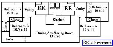 Lancer Park Four Bedroom Apartment Floor Plan