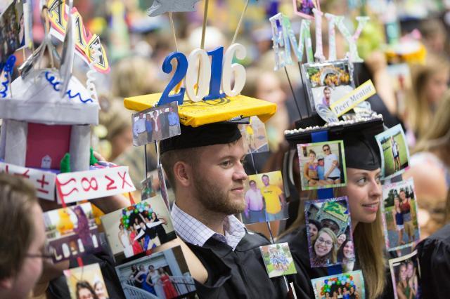 Students are capped at Convocation as part of a longstanding tradition.