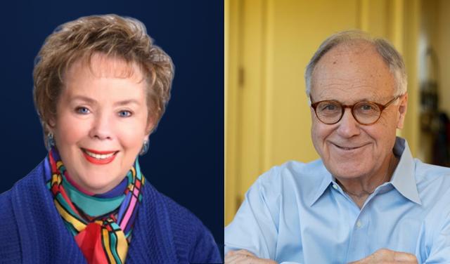 Dr. Janet D. Greenwood and Dr. John T. Casteen III (Photo Credit: University of Virginia)